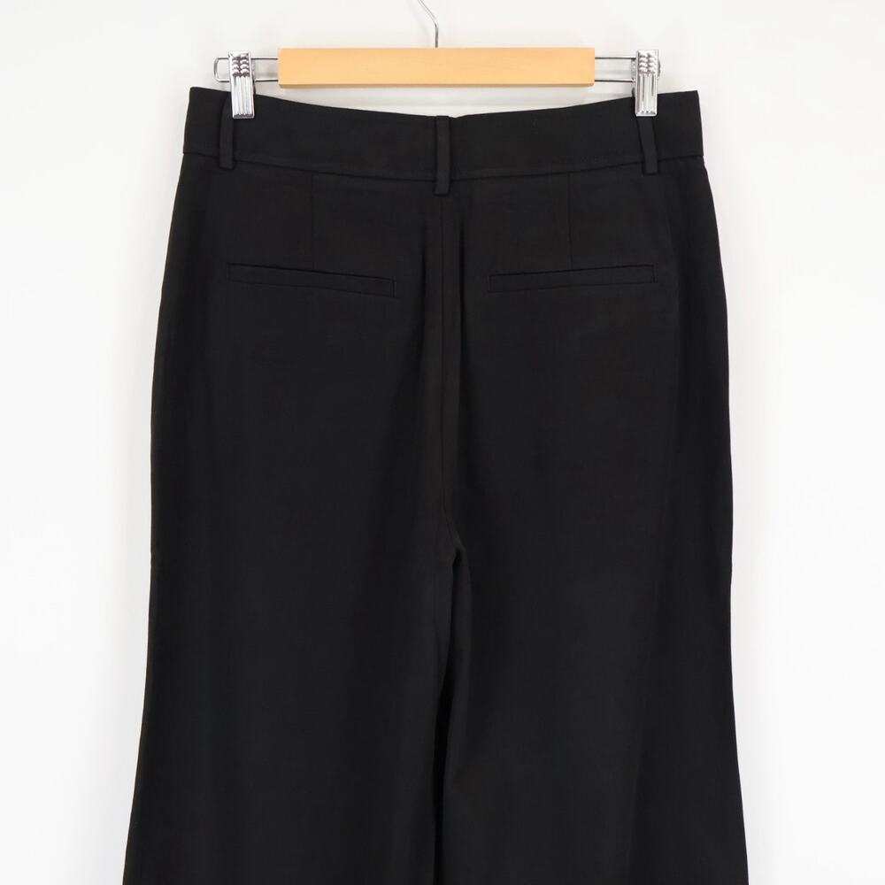 NWT Everlane The Draper Pleated Wide-Leg Pant In Buttersmooth Black Size 6 - Picture 7 of 10